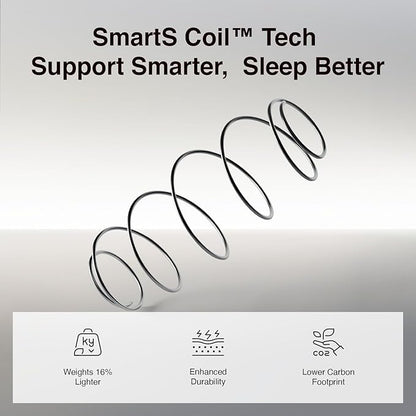 Novilla Twin Mattress, 6 Inch Twin Size Mattresses in a Box with Smarts™ Coil for Pressure Relief, Medium Firm Foam and Spring Hybrid Colchones with CertiPUR-US Certified for Kids