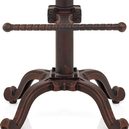 Industrial Bar Stools-Swivel Tractor Seat-Bar Height Adjustable 23-31inch-Kitchen Island Dining Chair