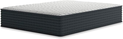 Signature Design by Ashley Hybrid 1300 13 Inch Plush Gel Memory Foam Mattress with Edge Support for Pressure Relief, Queen, Fiberglass Free, Mattress in A Box