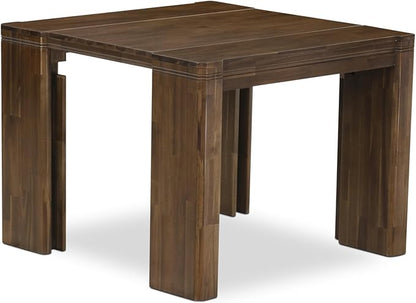 X12FO-008-18 - 13 Pieces Mid Century Dining Set includes an Extendable Rectangle Kitchen Table and 12 Dining Chairs, 39x120 Inch, Antique Walnut