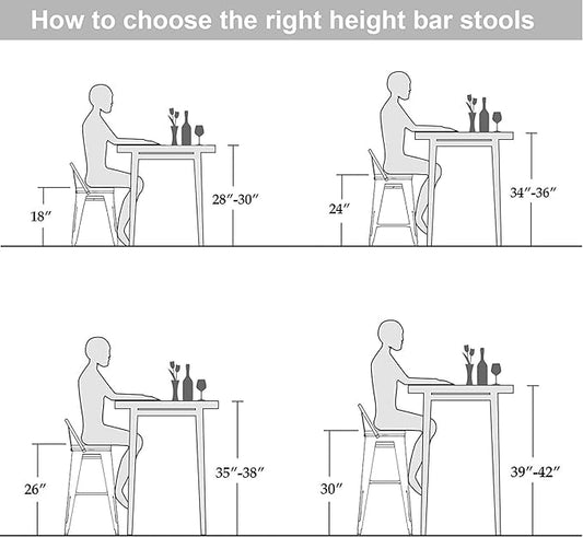 Changjie Furniture 30 Inches Metal Barstools Set of 4 Counter Height Bar Stools Industrial Stools with Backs High Back Chairs for Kitchen Island (30 Inch, Rusty)