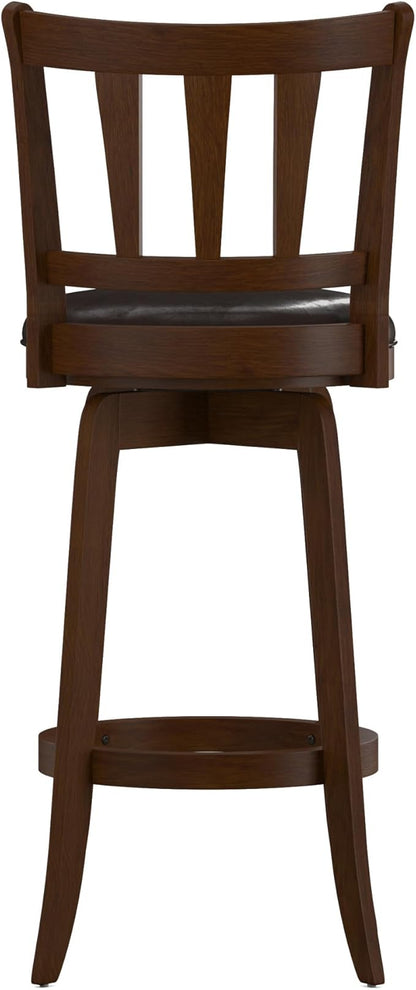 Hillsdale Presque Isle Swivel Stool, Bar Height, Cherry