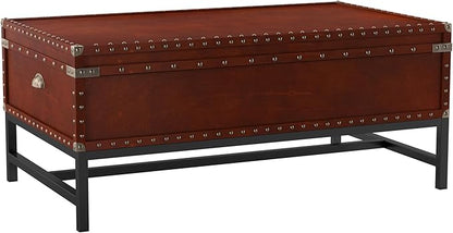 SEI Furniture Voyager Storage Cocktail Table - Espresso
