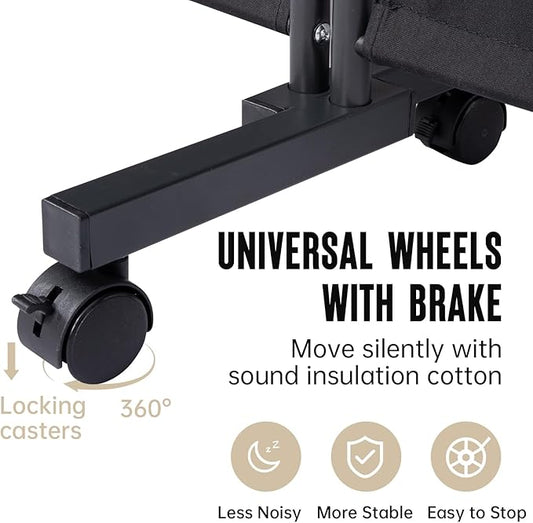Room Divider 8 Panel Room Dividers/Wheels, Room Divider Panel for Office Room Partitions and Dividers, Portable Partition Wall Divider for Room Separation, Fabric Folding Room Dividers and Screens