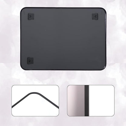 Black Bathroom Mirror 30x60,Black Vanity Mirror,espejos para baños,Mirrors for Bathroom Sink,Bathroom Mirrors for Vanity,Restroom Mirror