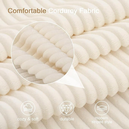 MeMoreCool Boneless Folding Sofa Bed Queen, Corduroy Convertible Sleeper Chair, Foldable Foam Mattress Chair, Comfy Fold‑Out Futon Couch Bed, Large Floor Sofa Couch for Living Room Guest