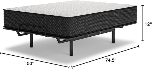 Signature Design by Ashley Limited Edition Firm 12 Inch Hybrid Mattress with Gel Memory Foam and Edge Support for Cool Sleep and Pressure Relief, Full, Fiberglass Free, Mattress In A Box