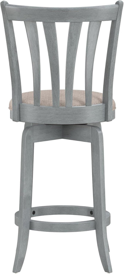 Hillsdale Furniture Hillsdale Savana Swivel Counter Stool, Blue