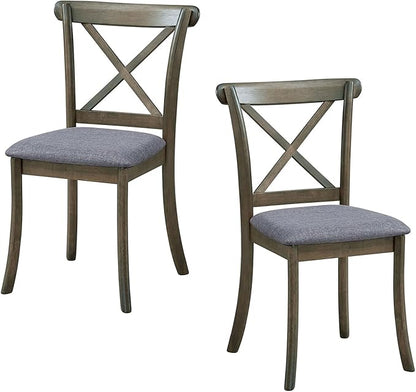 Wooden Dining Chairs Set of 2, Kitchen Chairs Upholstered Dining Chair, Farmhouse Dining Chairs for Dining Table, Max Load 300 Lbs,Oak