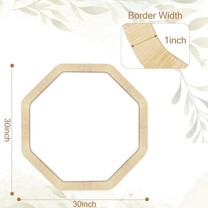 ULIKE Rattan Mirror for Wall, Bathroom 30 Inch Rustic Farmhouse Wall Decor with Handmade Wicker Frame, Boho Woven Mirror for Nursery Bedroom Living Room Entryway