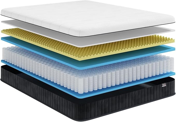 Firm Double Mattress, 12 Inch Memory Foam Full Size Mattress, Full Bed Mattress in a Box,Pressure Relief & Firm Mattress Double Size