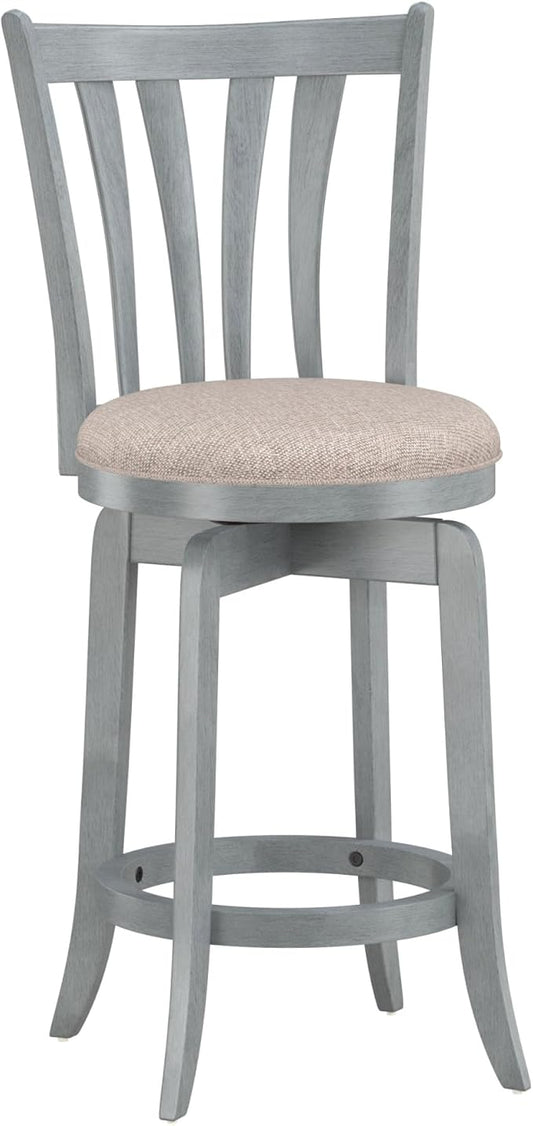 Hillsdale Furniture Hillsdale Savana Swivel Counter Stool, Blue