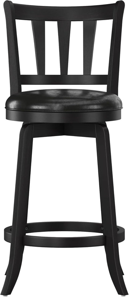 Hillsdale Presque Isle Swivel Stool, Counter Height, Black