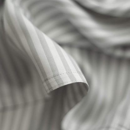 Twin Sheets by Pure Bamboo, Genuine 100% Organic Viscose Derived from Bamboo Bed Sheet Set, Luxuriously Soft & Cooling, Double Stitching, Lifetime Quality Promise (Twin, Stripes)