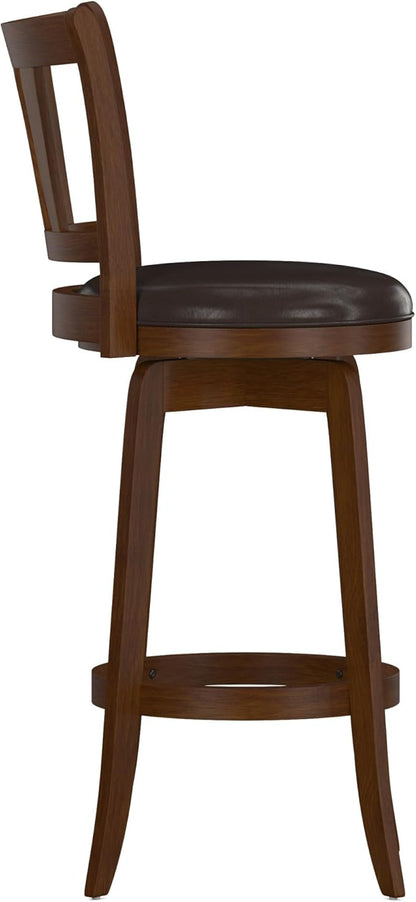 Hillsdale Presque Isle Swivel Stool, Bar Height, Cherry