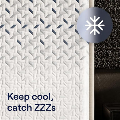 Nectar Ultra 15“ King Mattress - Medium Firm - Cooling Fibers & Temperature Regulating Material - 4” Pressure Relief Layer - Zoned Ergonomic Support Layer - 365-Night Mattress Trial