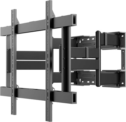 Full Motion TV Wall Mount for 55-120 Inch TVs,308Lbs Heavy Duty,Ultra-Slim 8 Articulating Arms,Tilt, Swivel & Extension,Preassembled,Avoid sockets,Max VESA 850x600,Fits 16-24" Studs,XL-DY867