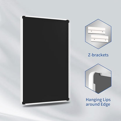 WEER White Bathroom Mirror 55X30 Inch, Rounded Rectangle White Metal Frame Mirror, Matte White Bathroom Vanity Mirror with Tempered Glass, Anti-Rust, Hangs Horizontally or Vertically