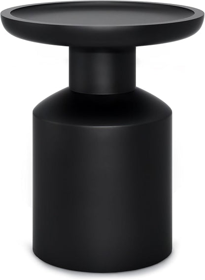 SIMPLIHOME Haynes 16-inch Wide Solid Mango End Table in Black, Handcrafted Boho-Style Accent Table for Living, Bedroom, or Home Office, Assembled