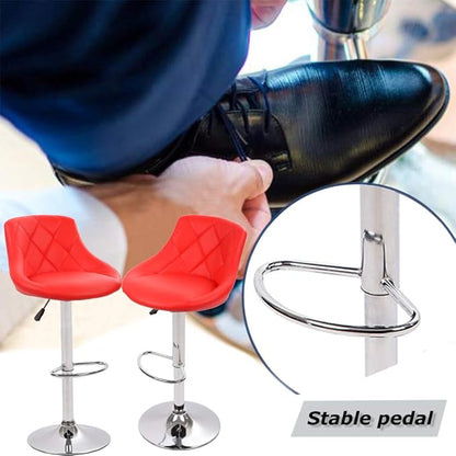 Bar Stools Barstools Swivel Stool Set of 2 Height Adjustable Bar Chairs with Back PU Leather Swivel Bar Stool Kitchen Counter Stools Dining Chairs