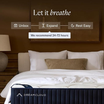 Premier 13" California King Mattress - Luxury Hybrid Gel Memory Foam - 365 Night Trial - Fiberglass Free - Forever Warranty - Mattress in a Box - CertiPUR-US Certified