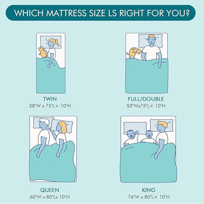 Firm Full Mattress, 14 Inch Cooling-Gel Memory Foam & Pocket Spring Hybrid Mattress,Firm Feel,Full Bed Mattresses in a Box, CertiPUR-US Certified