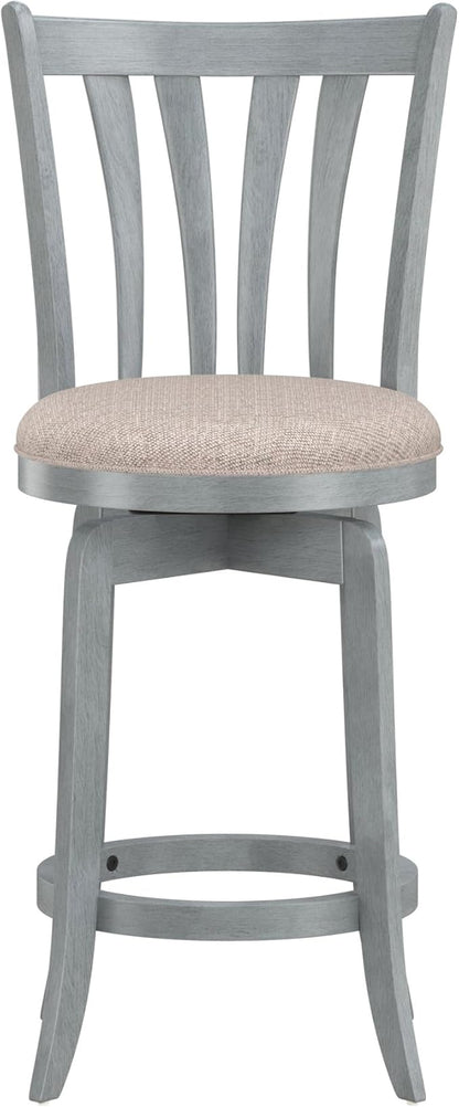 Hillsdale Furniture Hillsdale Savana Swivel Counter Stool, Blue