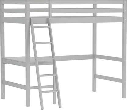 Hillsdale Furniture Caspian Twin Loft Bed, Gray