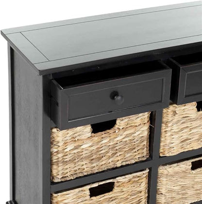SAFAVIEH American Homes Collection Herman Vintage Black Storage Unit