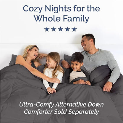 Twin XL Size 3 Piece Sheet Set - Comfy Breathable & Cooling Bed Sheets Set - Hotel Luxury Bedding for Women, Men, Kids, Teens, Boys & Girls - Deep Pockets, Soft, Wrinkle Free - Oeko-Tex - Dark Grey