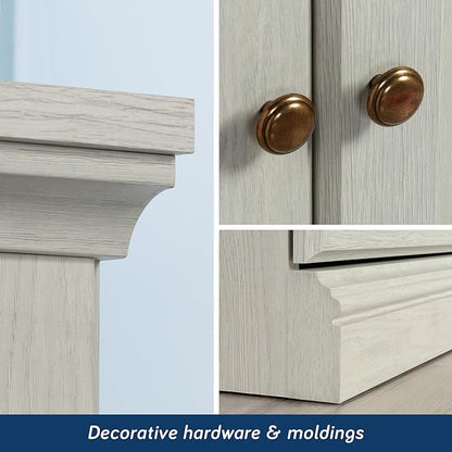 Sauder Miscellaneous Storage Library, Glacier Oak Finish