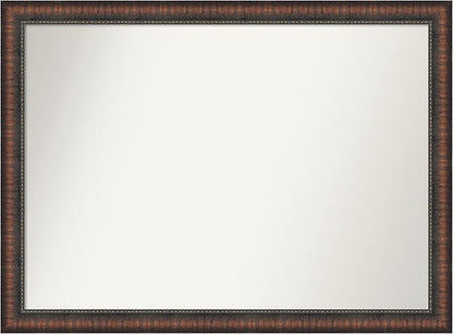 Amanti Art White Bathroom Mirror for Over Sink, 30x41 Cabinet White Narrow Rectangle Vanity Mirror, X-Large Modern Frame, Hangs Horizonally and Vertically, Bathroom Wall Decor, Non-Beveled Edge