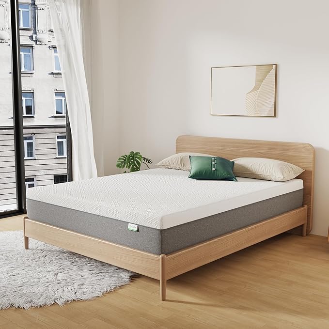 Novilla Mattress Twin XL, 8-Inch Gel Memory Foam Mattress for Pressure Relief, Enhanced Support & Plush Comfort, Twin XL Bed in a Box, Bliss