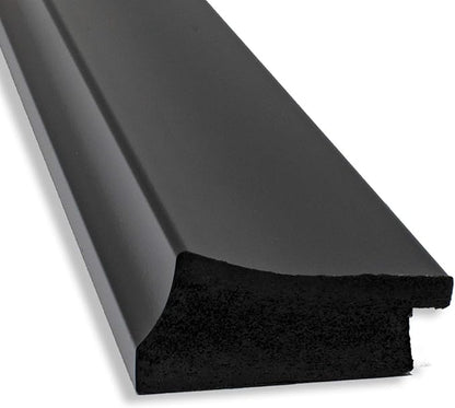Amanti Art Black Bathroom Mirror for Over Sink, 30x24 Grand Black Rectangle Vanity Mirror, Medium Casual Frame, Hangs Horizonally and Vertically, Bathroom Wall Decor, Beveled Edge