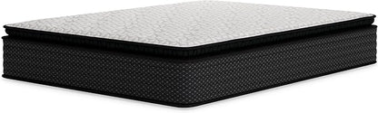 Signature Design by Ashley Limited Edition Pillow Top 13 " Pillow Top Hybrid Mattress with Gel Memory Foam, Edge Support for Cool Sleep and Pressure Relief, Queen, Fiberglass Free, Mattress In A Box
