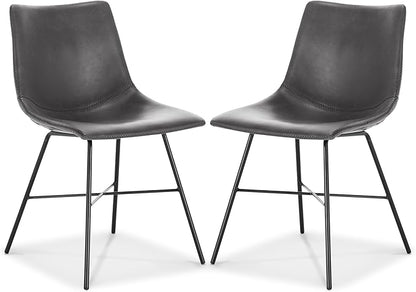 Poly and Bark Paxton Dining Chair, Set of 2 Grey