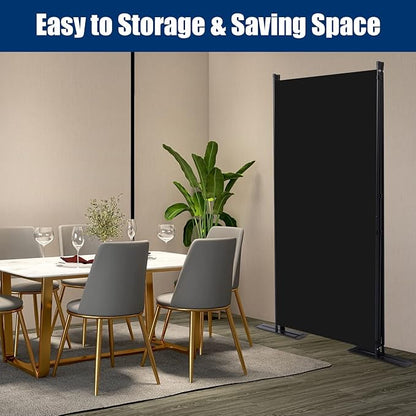 Room Divider 6FT Portable Room Dividers and Folding Privacy Screens, 102'' W Fabric Divider for Room Separation, 3 Panel Partition Room Dividers Freestanding Wall Divider Screen for Dorm Studio Office
