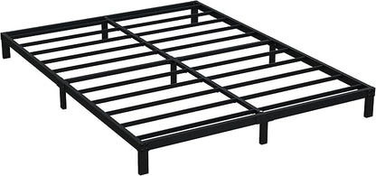7 Inch King Bed Frame No Box Spring Need, Low Profile Metal Platform King Size Bed Frame, Heavy Duty Support Bedframes King, Easy Assembly