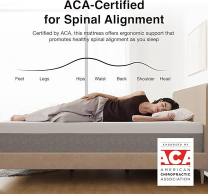 Novilla Memory Foam Mattress Full, 10 inch Full Mattress with Gel Foam for Comfortable Sleep & Pain Relief & Body Support, CertiPUR-US Certified