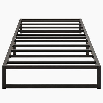 9 Inch Twin Bed Frames Heavy Duty Metal Twin Platform Bed Frame No Box Spring Needed, Noise Free, Easy Assembly, Black