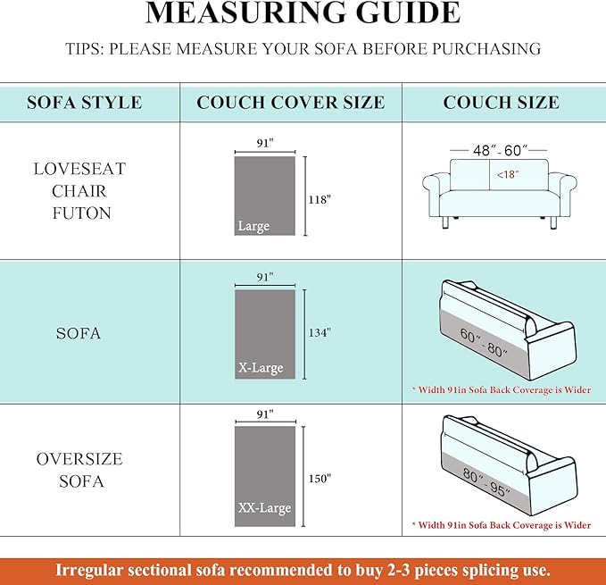 STACYPIK Thick Boho Sofa Cover Beige Khaki Triangle Plaid Couch Cover Skin Pet-Friendly Chenille Sofa Protector for 3 Cushion Couch Reversible Couch Cover Tassel Washable Sectional Sofa Cover-91X134IN