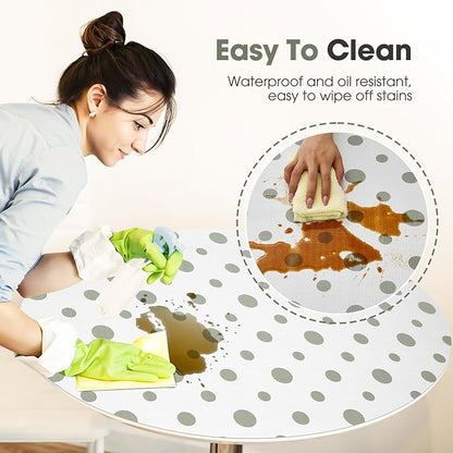 Beautysaid Shelf and Drawer Liner for Kitchen Cabinet, Non Adhesive Non Slip Shelf Paper Waterproof Washable Thickened for Dresser Pantry Shelve Bathroom Protector Liner(Polka Dot,23.6 in x 20 FT)