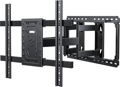 TV Wall Mount for 32"-100" up to 220 lbs, USX MOUNT Full Motion TV Mount with Swivel Tilt Dual Articulating Arms, Pre-Assembled Universal Wall Bracket, Max VESA 800x600mm, 12″-24″ Wood Studs