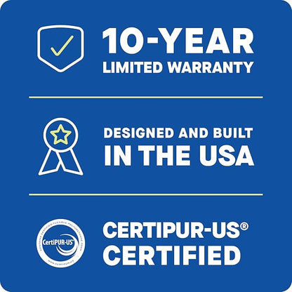 Sealy Dreamlife 10” Foam Mattress-in-a-Box, Full, SealyComfort Gel Memory Foam, Surface-Guard Technology, 10 Year Limited Warranty, Made in The USA