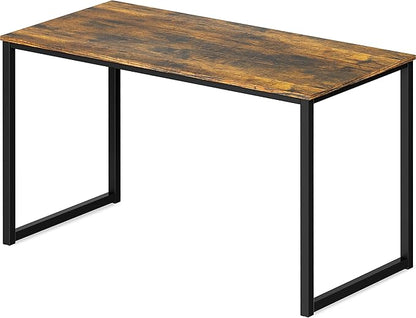 SHW Mission 40-Inch Home Office Computer Desk, Rustic Brown