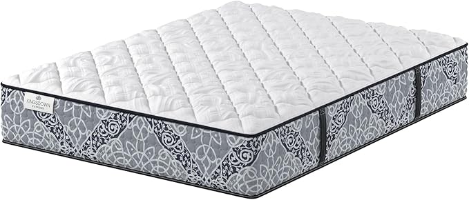 Kingsdown Firm Hybrid Mattress King Cooling Gel Memory Foam Layer Multi-Layered Motion Isolation Cool Sleep Quilted Top Luxury Mattresses, 13.5-Inch Passions Merridale
