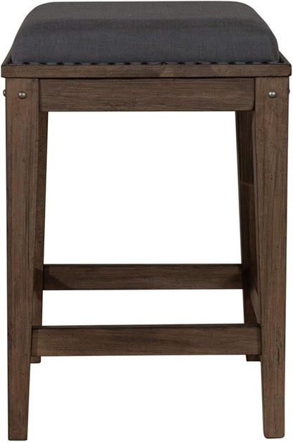 Liberty Furniture Industries Sonoma Road Console Stool, W17 x D17 x H26, Light Brown