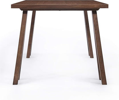 Christopher Knight Home Anthony Mid-Century Modern 7 Piece Dining Set, Dark Gray and Walnut