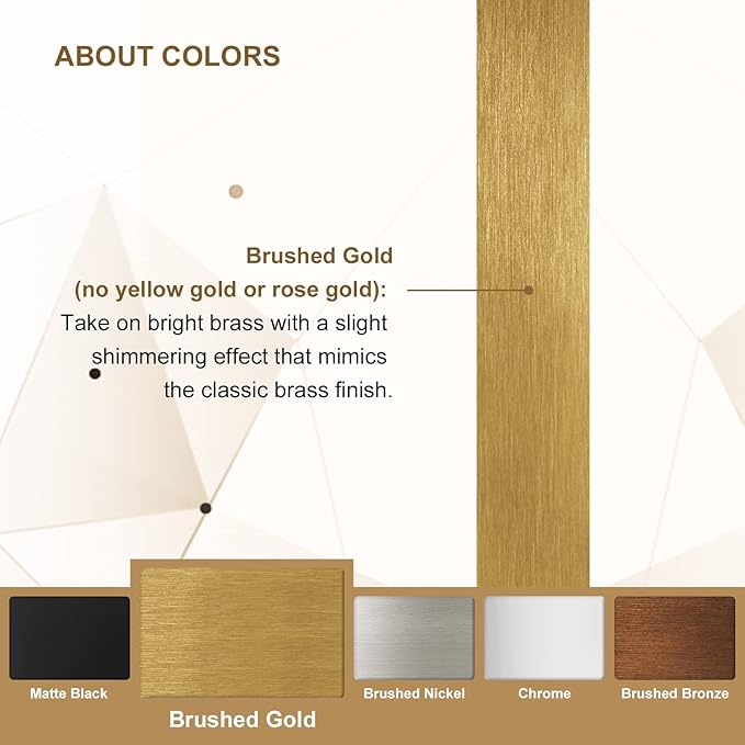 MOON MIRROR 24" x 36" Brushed Gold Metal Framed Pivot Rectangle Bathroom Mirror for Wall, Tilting Rounded Corner Rectangular Vanity Mirror Hangs Vertical Only