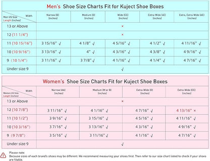 Kuject X-Large Shoe Storage Boxes Organizers Clear Plastic Stackable 12 Pack, Shoe Rack & Holder Substitute, Sneaker Containers, Toy Storage Organizer Bins for Entryway, Closet, Under Bed, Black